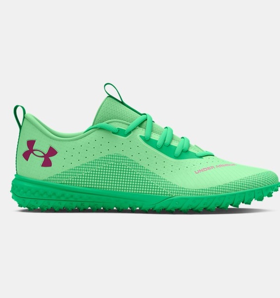 Neon Yeşil Çocuk UA Shadow Turf Jr 2.0 Halı Saha Ayakkabısı