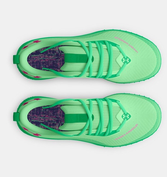 Neon Yeşil Çocuk UA Shadow Turf Jr 2.0 Halı Saha Ayakkabısı