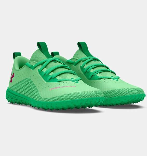 Neon Yeşil Çocuk UA Shadow Turf Jr 2.0 Halı Saha Ayakkabısı