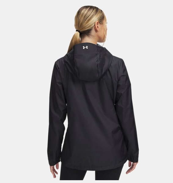 Siyah Kadın UA Forefront Rain Mont