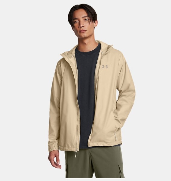 Kahverengi Erkek UA Forefront Rain Mont