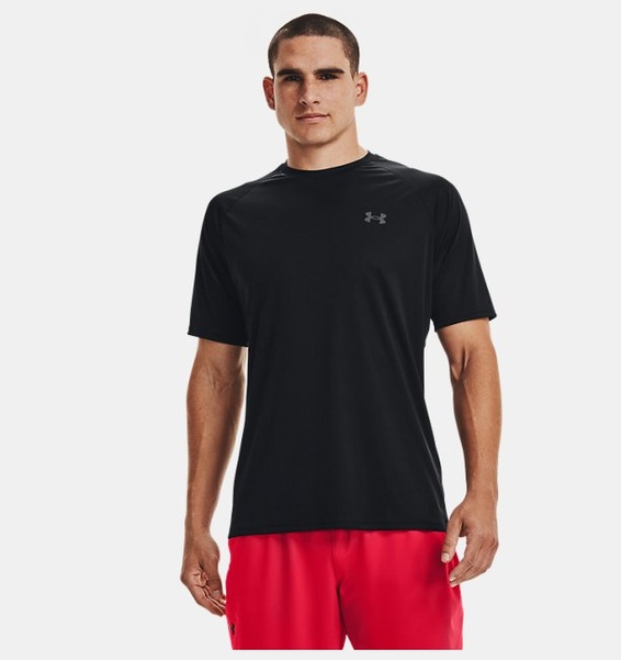 Siyah Erkek UA Velocity 2.0 Kısa Kollu Tee T-shirt