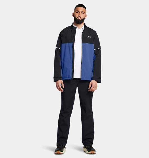 Siyah Erkek UA Golf Rain Pantolon