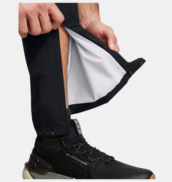 Siyah Erkek UA Golf Rain Pantolon