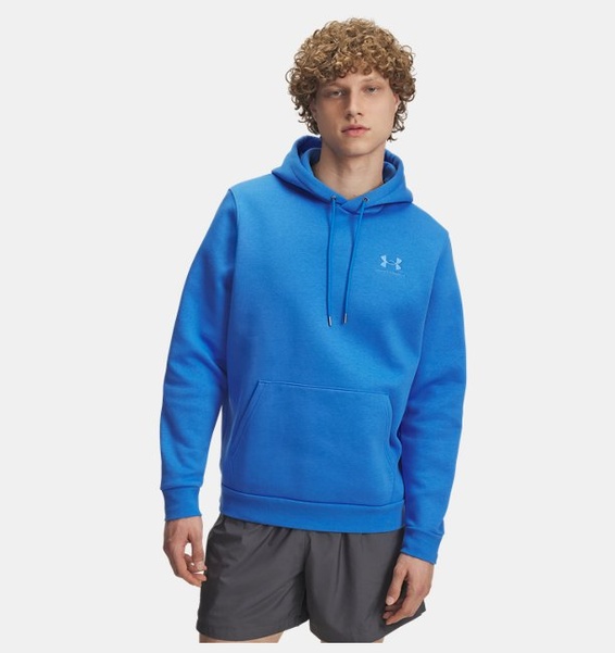 Mavi Erkek UA Icon Fleece Kapüşonlu Üst