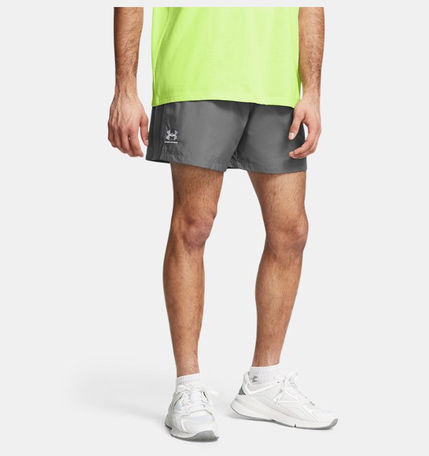 Erkek UA Icon Volley Şort Gri