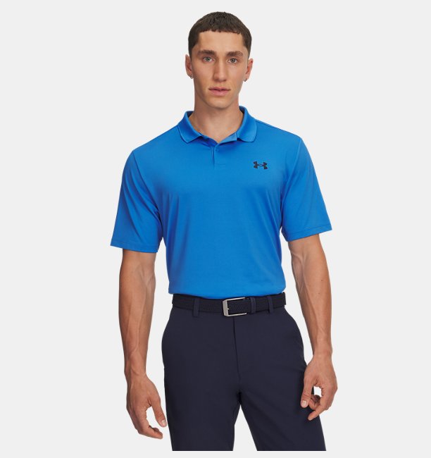 Erkek UA Matchplay Polo T-shirt Mavi