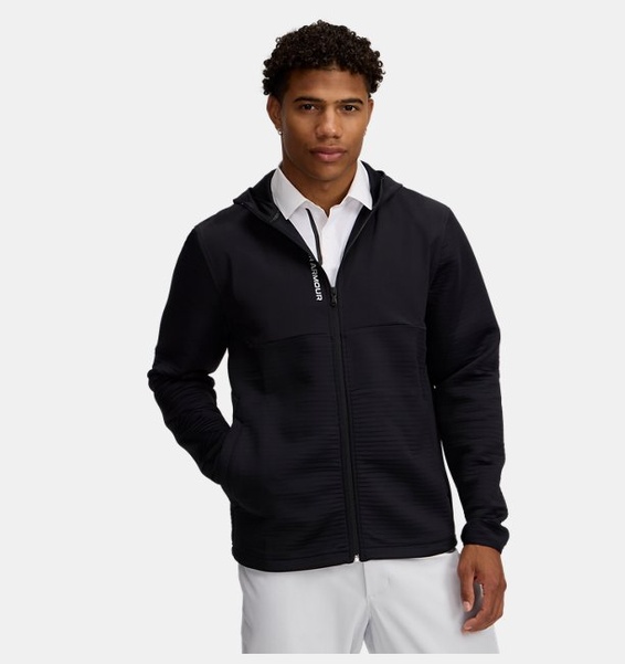 Siyah Erkek UA Storm Evo Daytona Fermuarlı Ceket