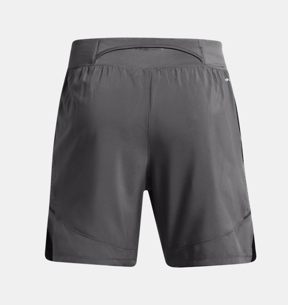 Gri Erkek UA Launch Pro 2n1 7inch Şort
