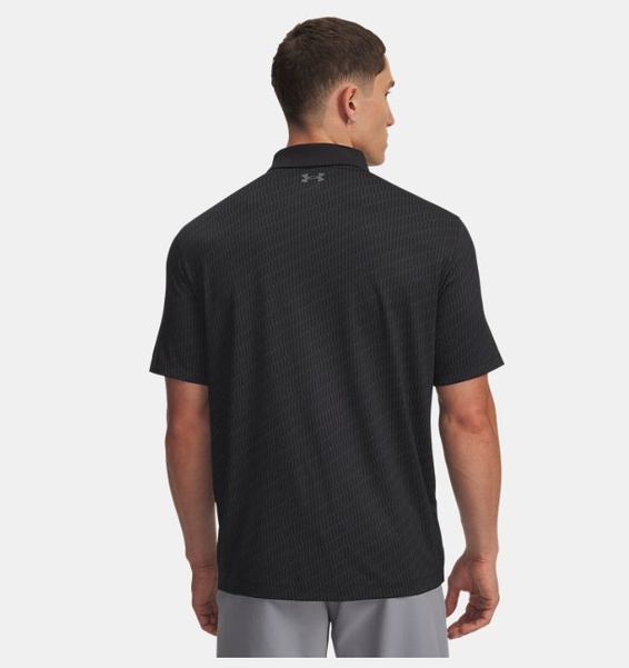 Siyah Erkek UA Performance 3.0 Baskılı Polo