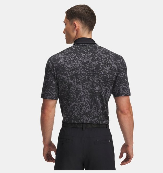 Siyah Erkek UA Playoff 3.0 Basklı Polo T-shirt