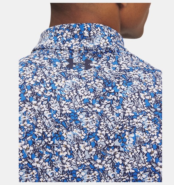 Mavi Erkek UA Playoff 3.0 Basklı Polo T-shirt