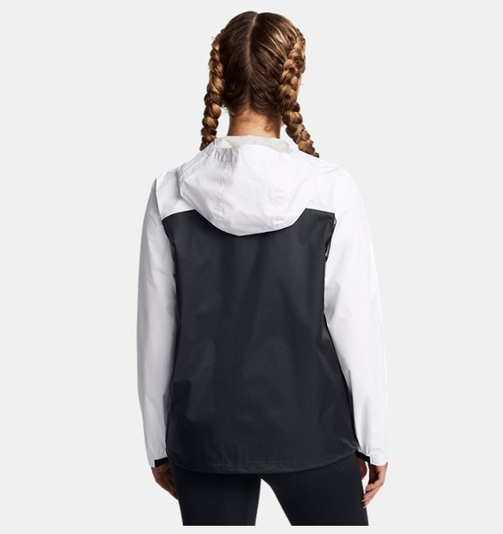 Siyah Kadın UA Cloudstrike Colorblock Yağmurluk