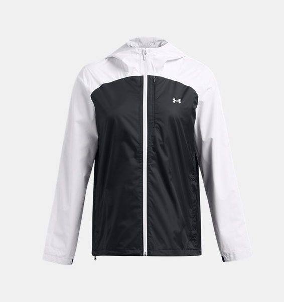 Siyah Kadın UA Cloudstrike Colorblock Yağmurluk