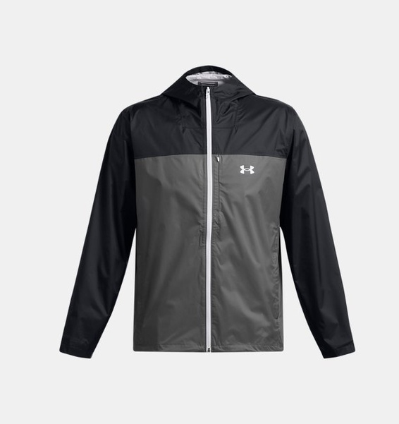 Siyah Erkek UA Cloudstrike Colorblock Yağmurluk