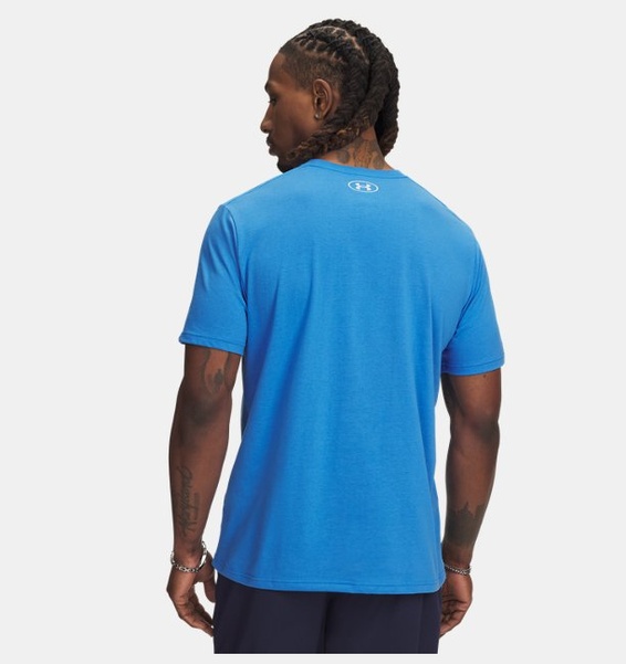 Mavi Erkek UA Sportstyle Logo Update Kısa Kollu T-shirt