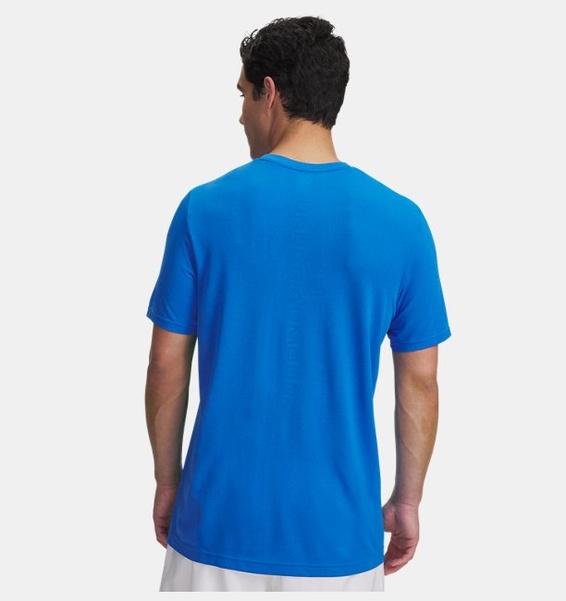 Mavi Erkek UA Vanish Seamless Novelty Kısa Kollu T-Shirt