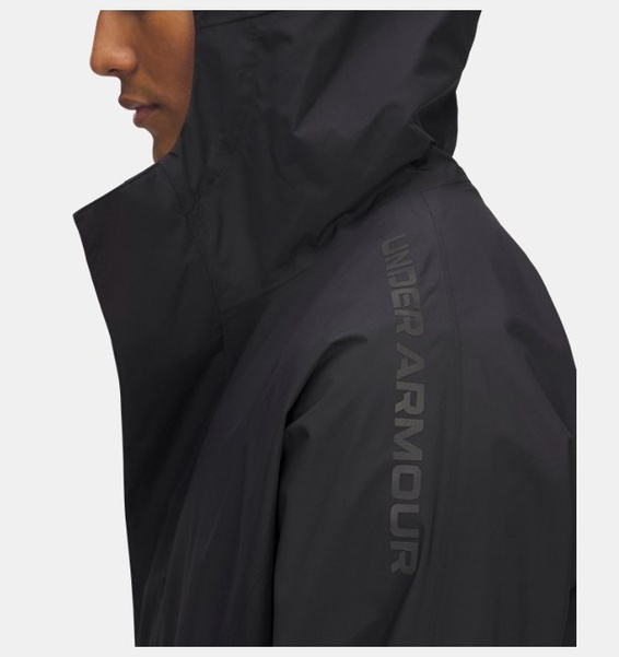 Siyah Erkek UA Cloudstrike Anorak Yağmurluk