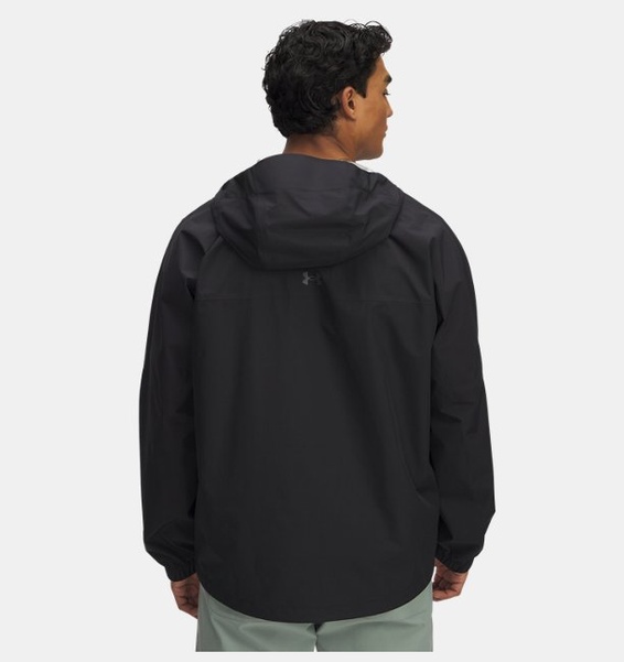 Siyah Erkek UA Cloudstrike Anorak Yağmurluk