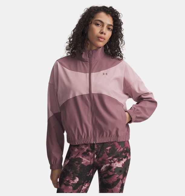 Kadın UA Rival Woven Ceket Kahverengi