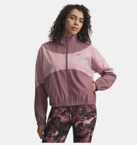 Kahverengi Kadın UA Rival Woven Ceket