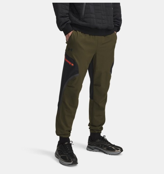 Yeşil Erkek UA Unstoppable Woven Kargo Eşofman Altı