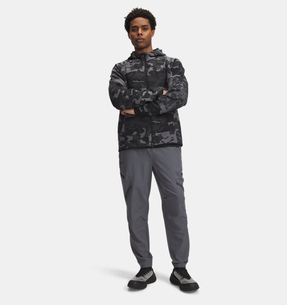 Gri Erkek UA Unstoppable Woven Kargo Eşofman Altı