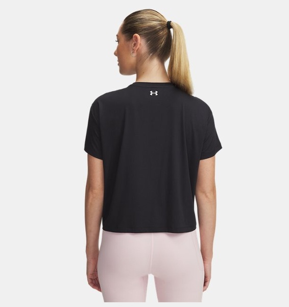 Siyah Kadın UA Movement Kısa Kollu T-shirt