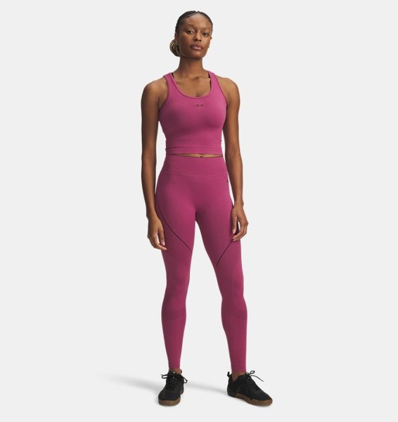 Kırmızı Kadın UA Vanish Seamless Tayt