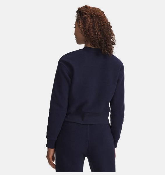 Mavi Kadın UA Icon Terry Varsity Crew Sweatshirt