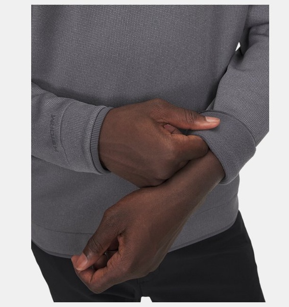 Gri Erkek UA Sweater Fleece Crew Sweatshirt