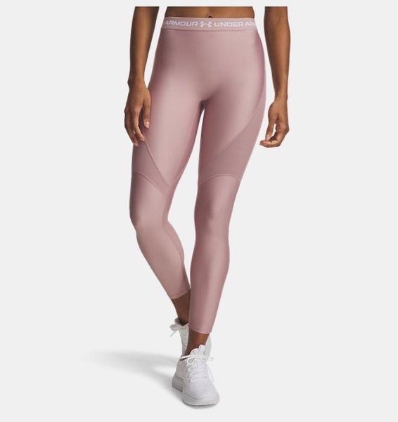 Pembe Kadın UA HeatGear Rib Tayt
