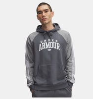 Erkek UA Rival Fleece Colorblock Kapüşonlu Sweatshirt