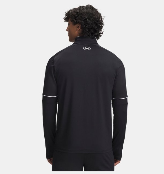 Siyah Erkek UA Challenger Antrenman 1/4 Fermuarlı Sweatshirt