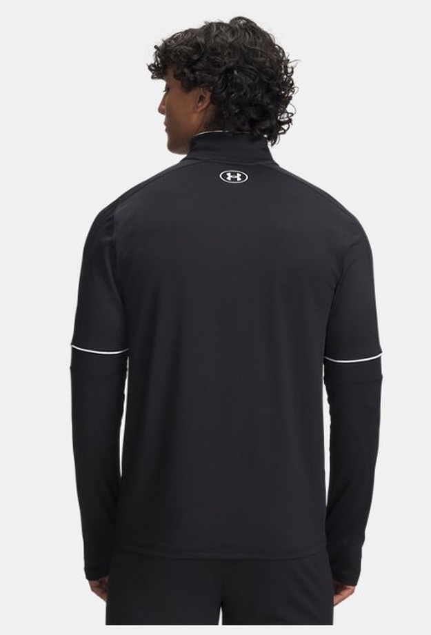 Erkek UA Challenger Antrenman 1/4 Fermuarlı Sweatshirt Siyah
