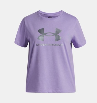 Kız Çocuk UA Rival Shimmer Kısa Kollu T-Shirt