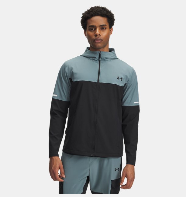 Erkek UA Tech Utility Woven Ceket Siyah