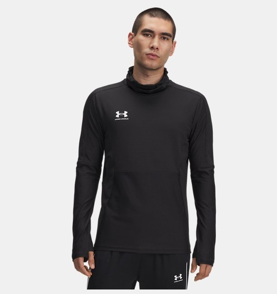 Siyah Erkek UA Challenger Pro Winter Uzun Kollu T-Shirt