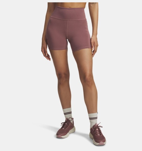 Kahverengi Kadın UA Project Rock Middie Kısa Tayt