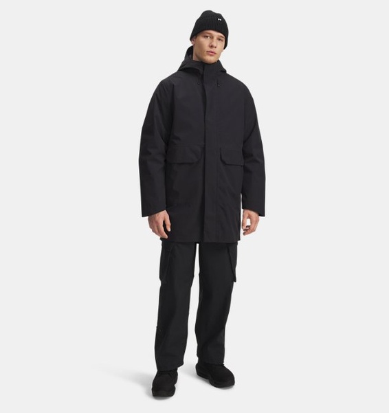 Siyah Erkek UA Legend Insulate 3-In-1 Mont