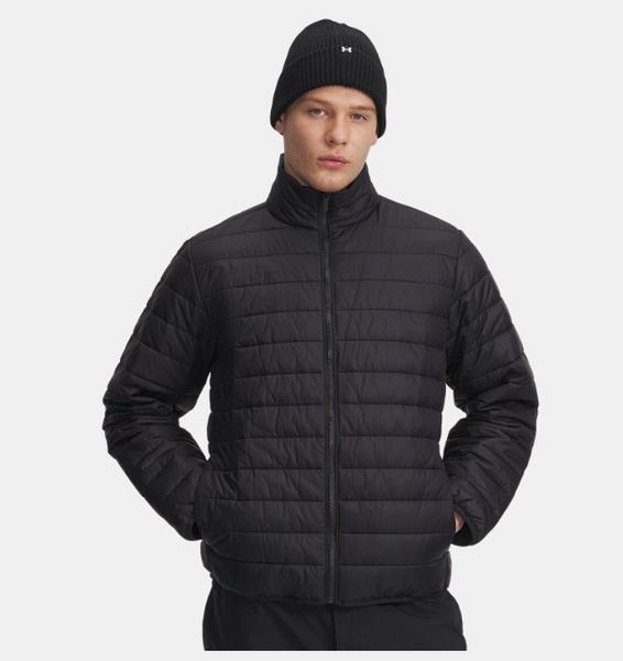 Siyah Erkek UA Legend Insulate 3-In-1 Mont