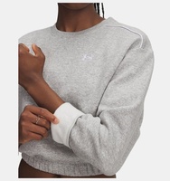 Kadın UA Rival Fleece Piped Crew Sweatshirt