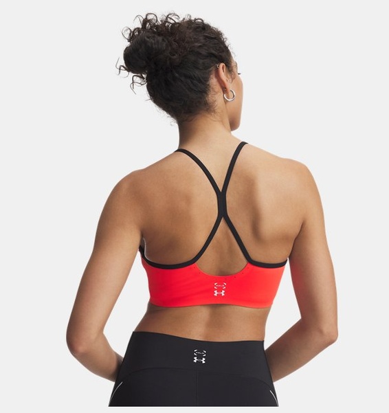 Kırmızı Kadın UA Halo Bonded Spor Sütyeni