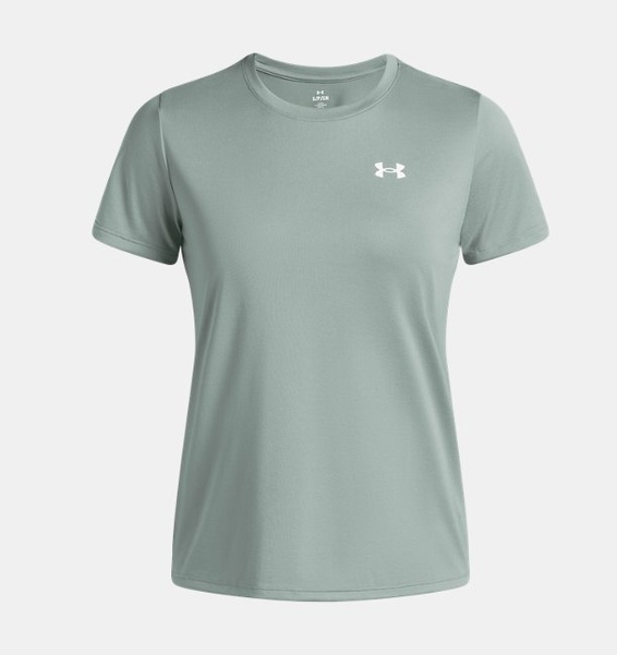 Yeşil Kadın UA Tech Solid T-shirt