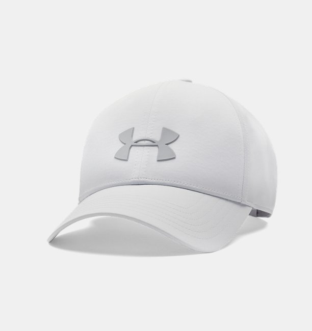 Erkek UA Storm Blitzing Ayarlanabilir Şapka Gri
