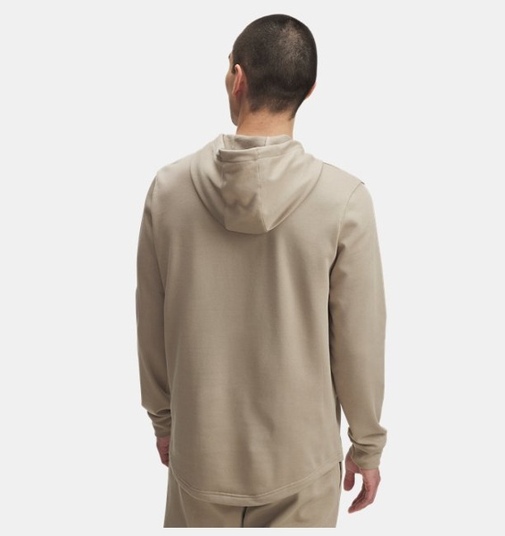 Kahverengi Erkek UA Rival Terry LC Kapüşonlu Üst