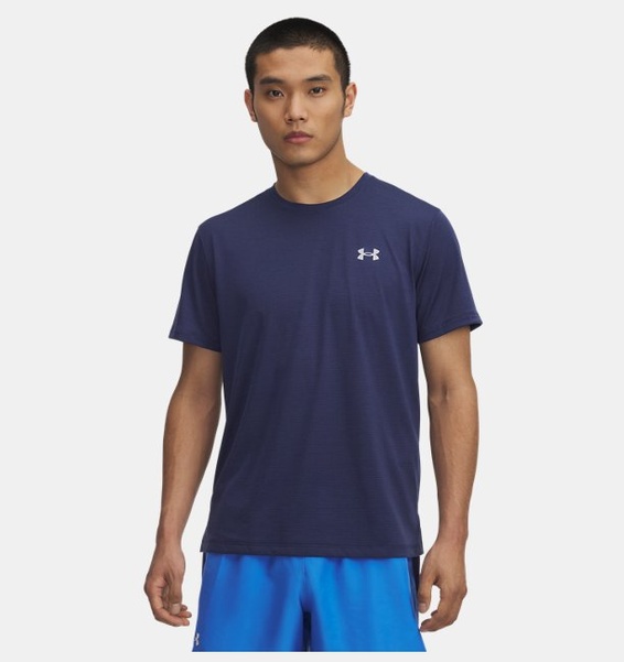 Mavi Erkek UA Launch Kısa Kollu T-shirt