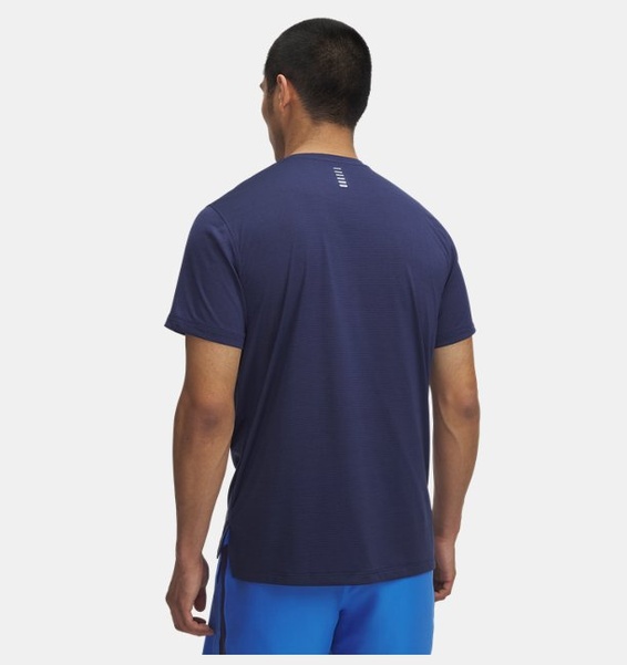 Mavi Erkek UA Launch Kısa Kollu T-shirt