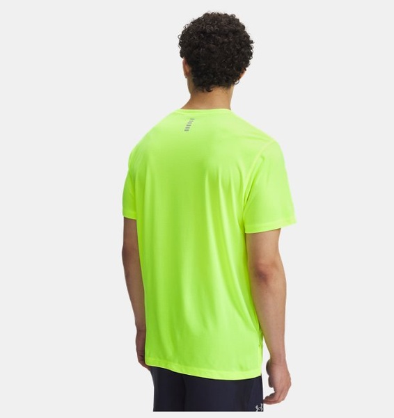 Sarı Erkek UA Launch Kısa Kollu T-shirt