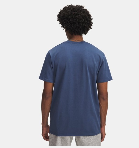 Mavi Erkek UA Heavyweight LC Patch Kısa Kollu T-shirt